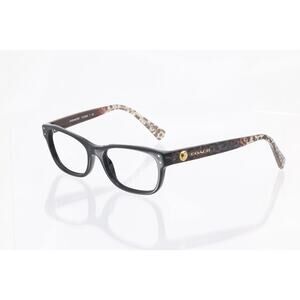 Coach HC 6082 5353 (Black/Wild Beast) 51-17-135mm Eyeglasses FRAMES ONLY - GOOD
